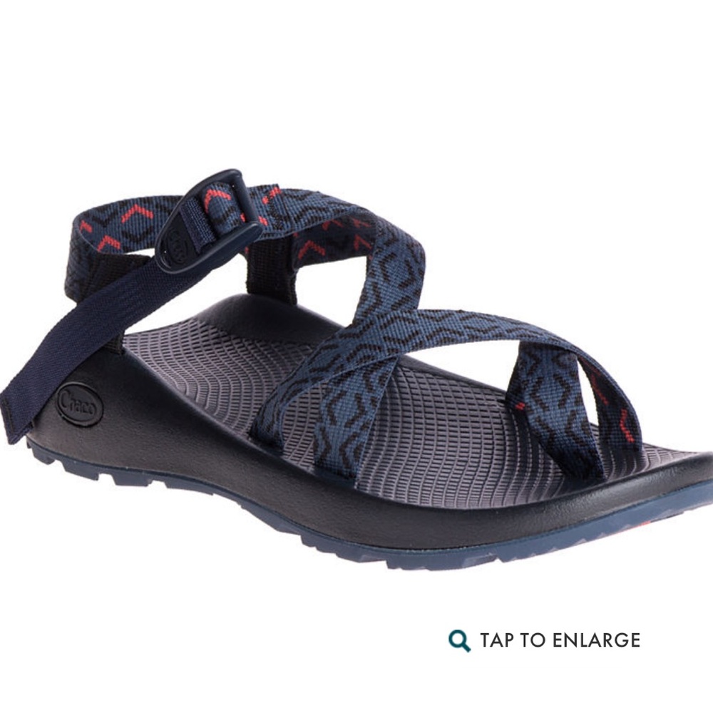Chaco Z/2 Classic Men's Strappy Sandals Stepped Navy J106171 Size 10 blue black